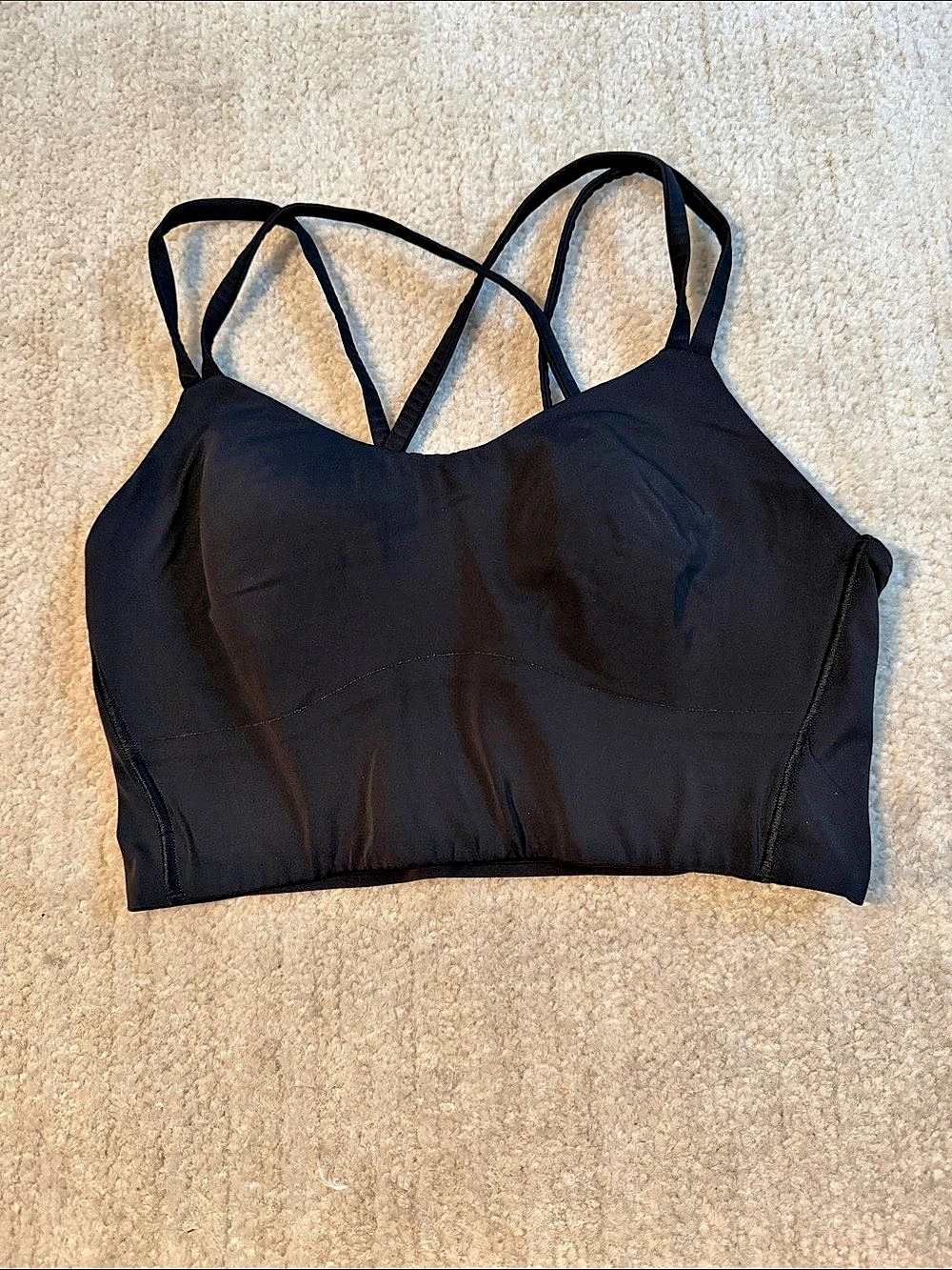 lululemon like a cloud Black Sports Bra